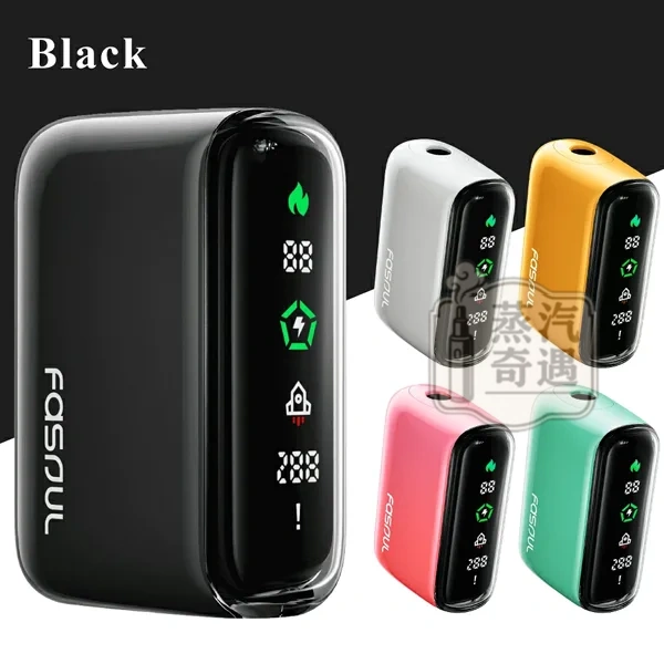 【黑色】Fasoul Q1 二回機|IQOS ILUMA TEREA 相容 一彈二抽 全螢幕加熱主機 15支續航 【黑色】Fasoul Q1 二回機|IQOS ILUMA TEREA 相容 一彈二抽 全螢幕加熱主機 15支續航
