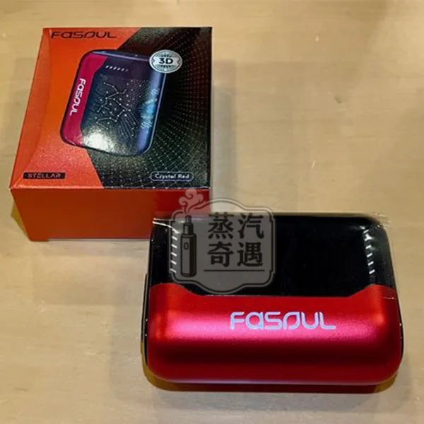 Fasoul Stellar 水晶紅二回機|絕美3D曲面星空螢幕,一彈兩抽熱銷首選 IQOS ILUMA專用 25支續航